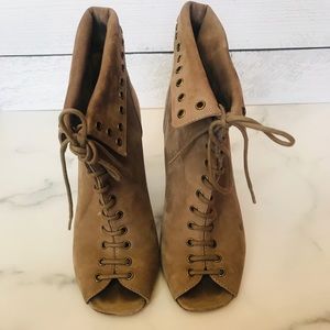 Marc Jacobs Women’s Lace Up Wedge Booties
